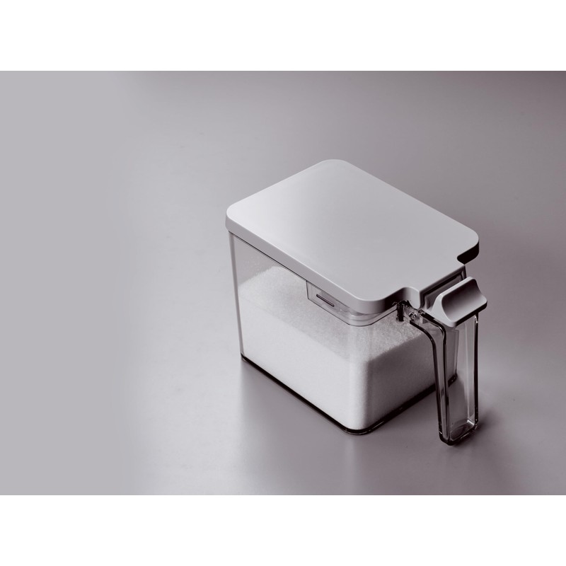 Asbel Sealed Condiment Pot with One Push Scraping, Compact, Regular
