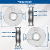 Abizarch 3Pcs Wire Feed Drive Roller 0.6/0.8 0.8/1.0 Stainless Steel
