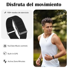 FEISEDY Pulsera Inteligente Rastreador de Actividad y Fitness Monitoreo Todo el día Rastro de Actividad, estrés, frecuencia cardíaca, sueño Cientos de