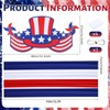Batiyeer 5 Pcs 32.2ft 4th of July Patriotic Bunting Porch