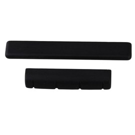 BQLZR 4 string Ukulele Guitar Nut And Saddle Made Of Ebony 1 Pair