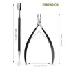 SYMBOL LONDON Cuticle Cutter Kit - Nippers & Pusher Manicure