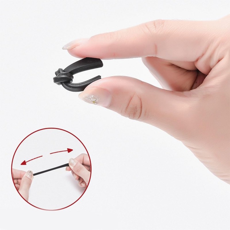 Eyeglass End Tips Ear Sock Pieces Tube Eyewear Anti-Slip Silicone