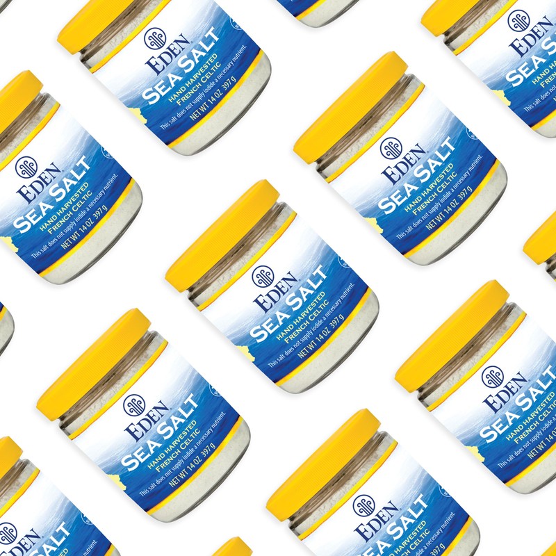 Eden Sea Salt, Hand Harvested French Celtic, Stone Ground (Fine),