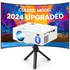 Projector with Bluetooth 2024 Upgraded by IOLIEO Full HD 1080P