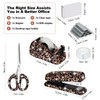 MultiBey 3pcs Bling Office Supplies Set Rhinestones Desktop Stapler and