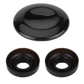 Broco Joystick Center Button Cover MMI Knob Repair Kit for A4 A5 A6 Q5 Q7 S5 S6 Paint Black