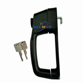Recmod 7109662 Door Latch Handle With Spacer 7109663 For Bobcat Loader 753 763 773 863 864 873 883 963 A220 A300 S100 S130 S150 S160 S185 S220 S250 S300 S330 T110 T140 T180 T190 T200 T250 T300 T320