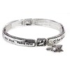 4030891 Psalm 91:11 Angel Stretch Bracelet Scripture Guardian Protect Watch