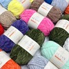 Sensy Velvet Slim Yarn for Crocheting, Baby Blanket Yarn, Chenille