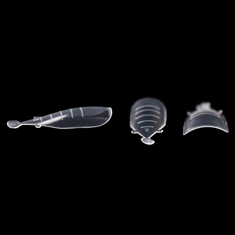 KADS Pack of 120 Transparent Full Cover Dual Nail System
