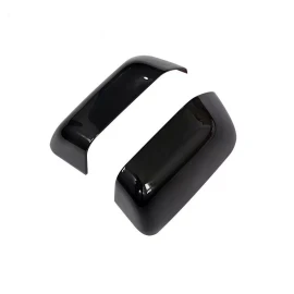 Unbranded Door Handles + Mirror Covers For Ford F250 F350 2017-2021 GLOSSY BLACK 6PCS
