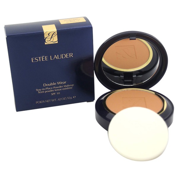 Estee Lauder Double Wear Stay-in-Place SPF 10 Powder Makeup, No. 44 Rich Cocoa (6c1), 0.42 Ounce