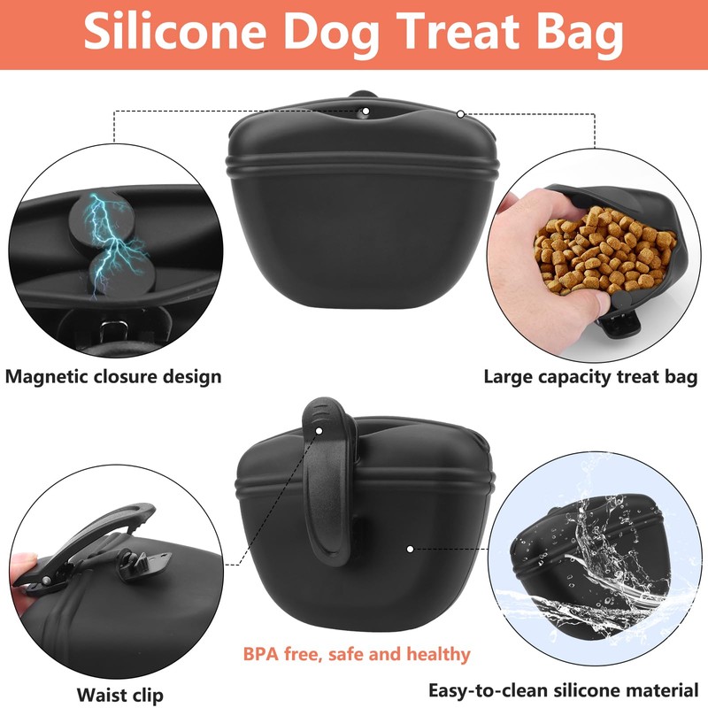 BARKIE Dog Training Kit - Treat Pouch, Pet Training Fanny
