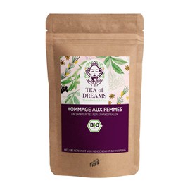 Women's Organic Mantle Tea "Hommage Aux Femmes" A Gentle Tea for Strong Women Loose Tea 150 g