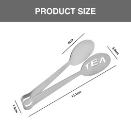 DOOCECIY 3 PCS Tea Bag Squeezer Tongs, Teabag Squeezer Tool for Gripping Loose Tea Ice Sugar Cubes