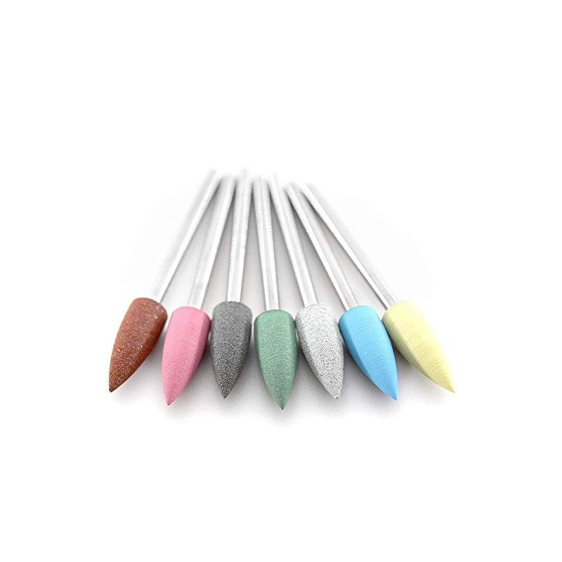 KADS Electric Nail Drill Rubber Nail File Flexible Polisher Manicure