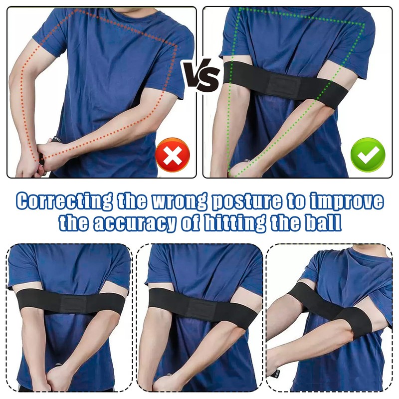 FORETOGO 3 Pcs Golf Connection Band,35×7cm Golf Swing Band Professional