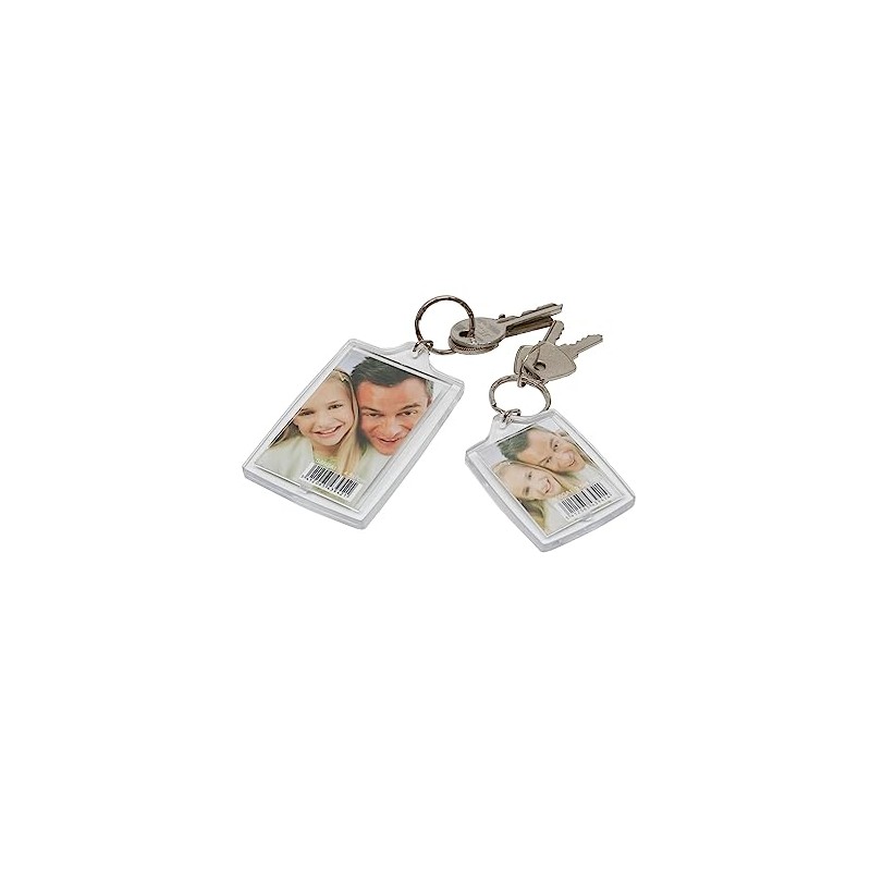 Deknudt Frames S66GA1 3,5x4,5 Key ring transparent resin