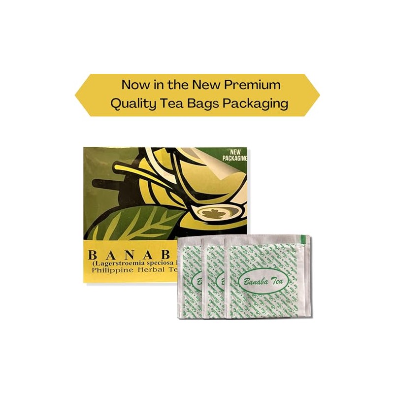 Banaba Philippine Tea Organic Herbal - Pack of 2-20 Teabags