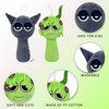 SSKHE 2 pieces. These adorable green and grey plush dolls