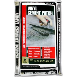 Akona Vinyl Cement Patch - Repair and Patch Concrete Surfaces, Fast-Drying, Ready-to-Use (25 Pound, 1)