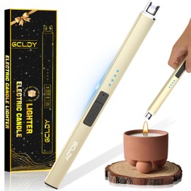 Gcldy Electric Candle Lighter, Gifts for Her/Him, USB Arc Rechargeable Windproof Long Lighter for Candle, Best Stocking Stuffers 2025, Birthday Gift for Women Men Mom Wife Sister,Gift for Sister