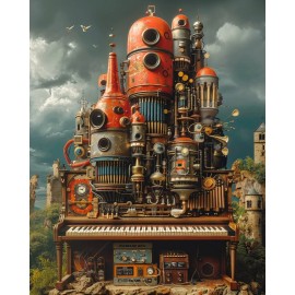 Curious Creations: Intriguing Art Prints in 8x10 Collectible Format  32259313