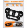 UNI-SHINE 2-Pack Hood Mounting Brackets for Light Bar Fit for