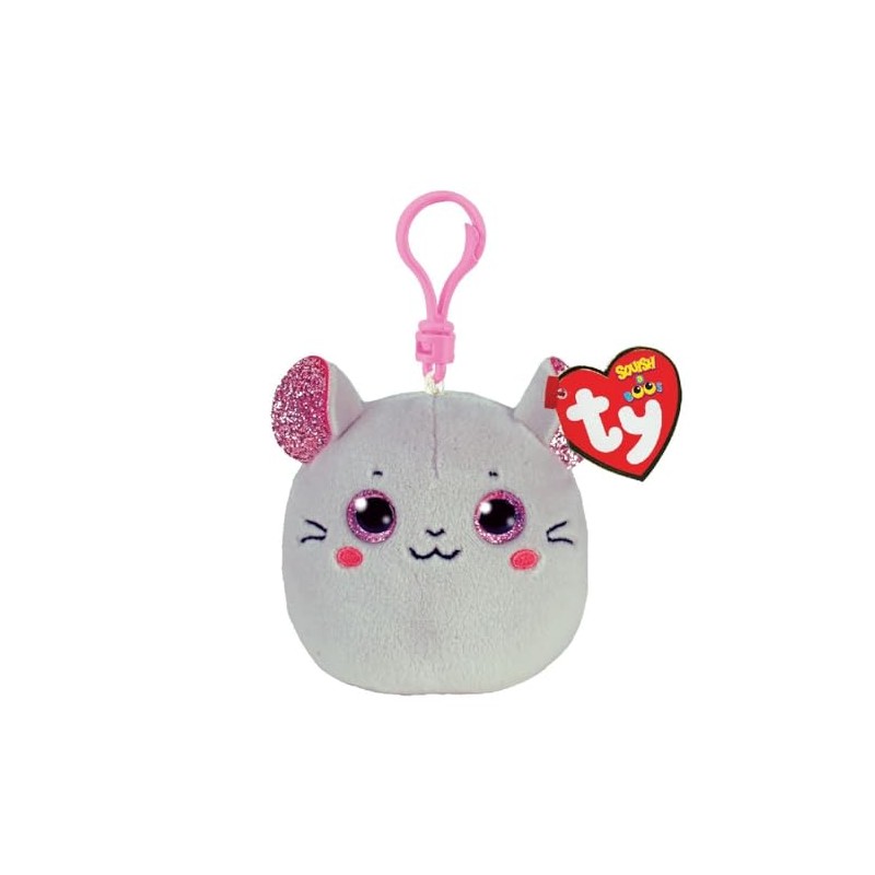 TEENY TYS Catnip Mouse Squishy Beanie Clip