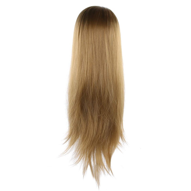 Mannequin Head, Portable with Hair High Temperature Fiber Cosmetology Doll