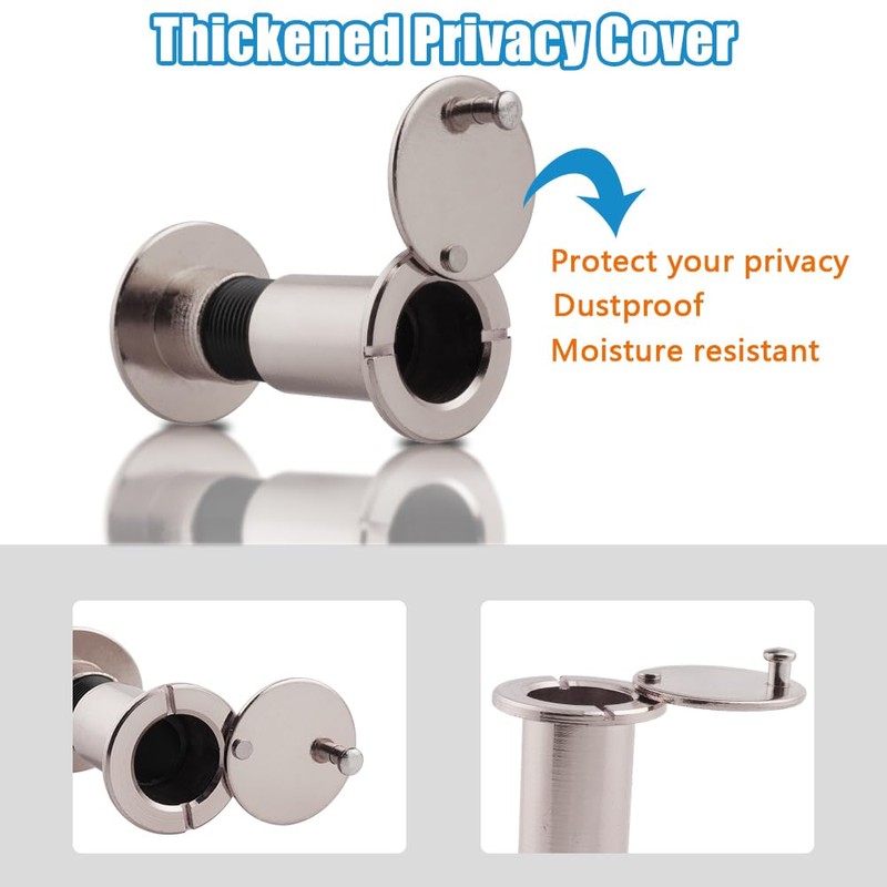 Tahikem 2 Set Door Viewer Peephole, Door Viewers with 0.63inch/16mm