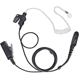 WODASEN GP328Plus Earpiece Ailunce HD1 Walkie Talkie Headset for Motorola EX500 Retevis RT29 RT47 RT47V RT48 RB23 RB46 RT82 RT83 RT87 NR30 Hytera HYT TC780 Radio Acoustic Tube Ear Piece with PTT Mic