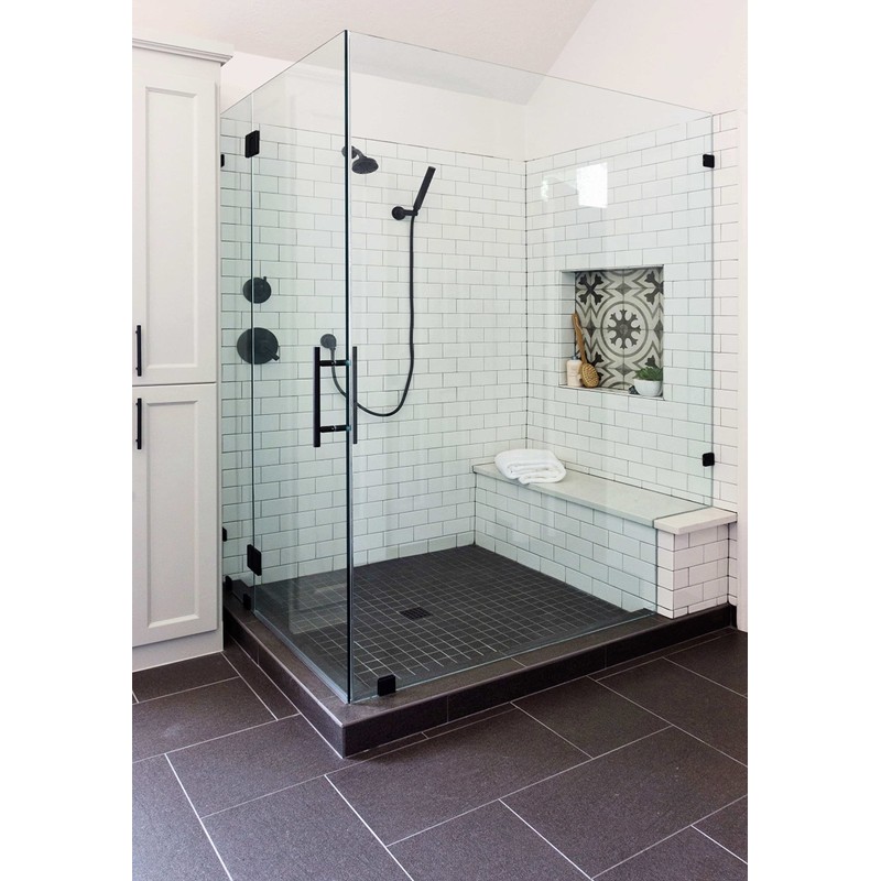 Tenedos Custom Lenght | Black Granite Threshold Floor Tile Polished