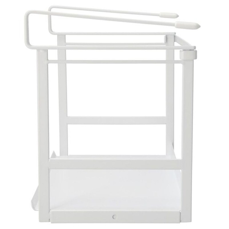 Nitori 2111200000221 Hanging Cabinet Seasoning Pot Rack, White