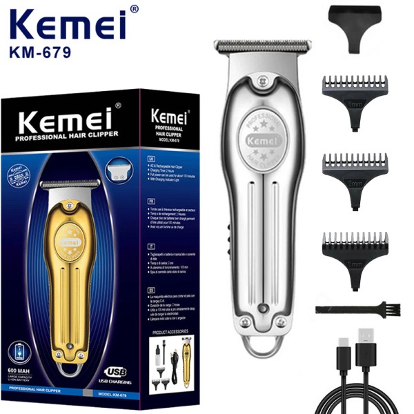Kemei Professional Hair Clippers Trimmer Kit Men Cutting Machine Barber