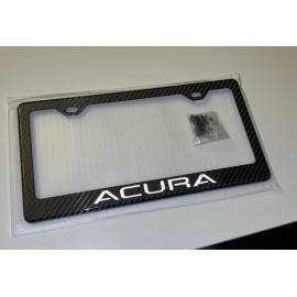 acura sport Reflective 1xAcura 100% Carbon Fiber License Plate Frame Fits all USA Models