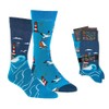 Women's Boys Girls Men's Socks (2 Pairs) Funny Colourful, Lighthouse