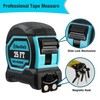 DURATECH Magnetic Tape Measure 25FT with Fractions 1/8, Retractable Measuring