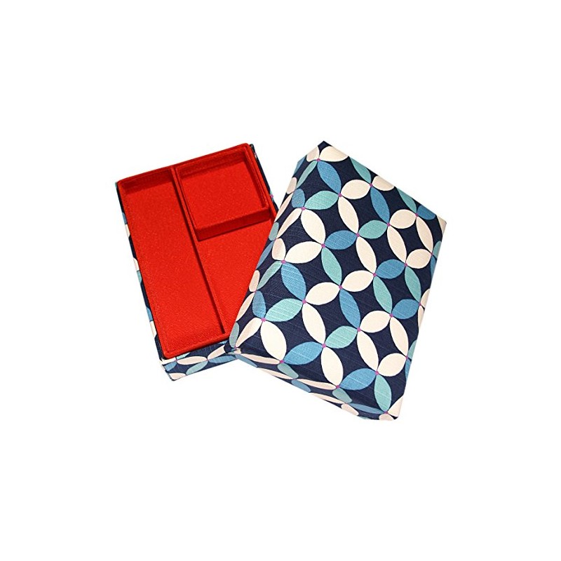 Cloisonne Sewing Box, Blue