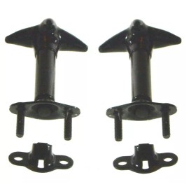 DELPA Hood Hold Catch Down Lock Latch Kit for 1942 thru 1995 Jeep Wrangler CJ5 CJ7 YJ