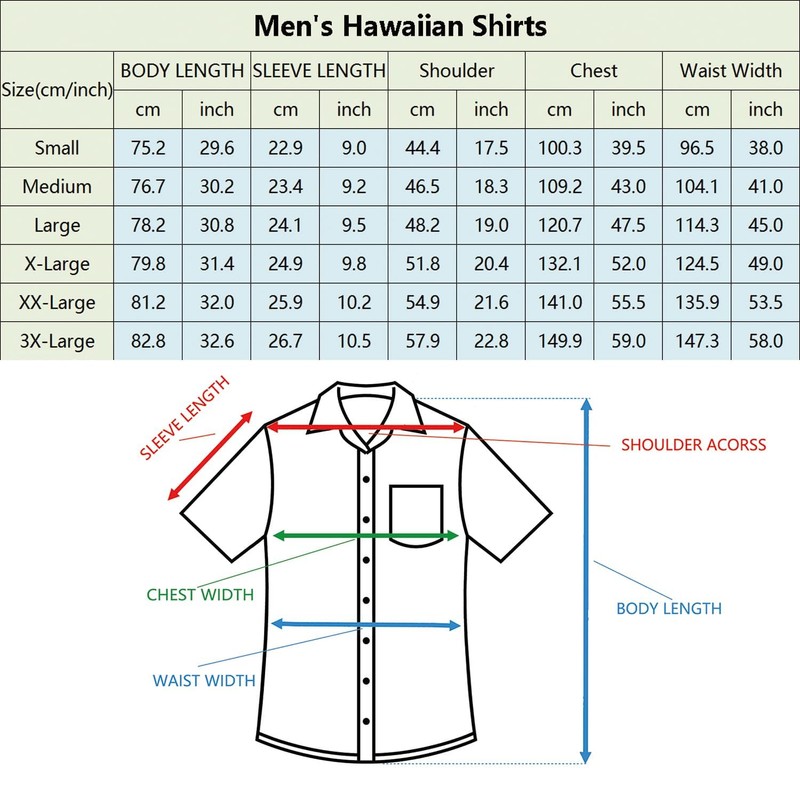 KYKU Mens Button Down Hawaiian Shirts Summer Accessories, Abstract Pattern,