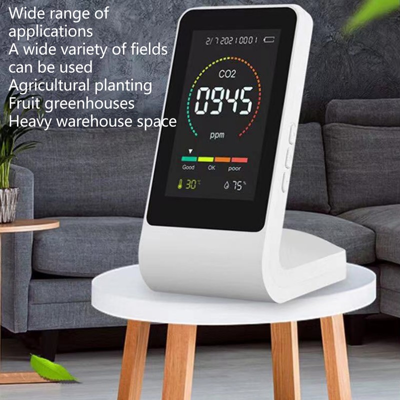 CO2 Monitor Carbon Dioxide Detect Indoor Air Quality Monitor Temperature