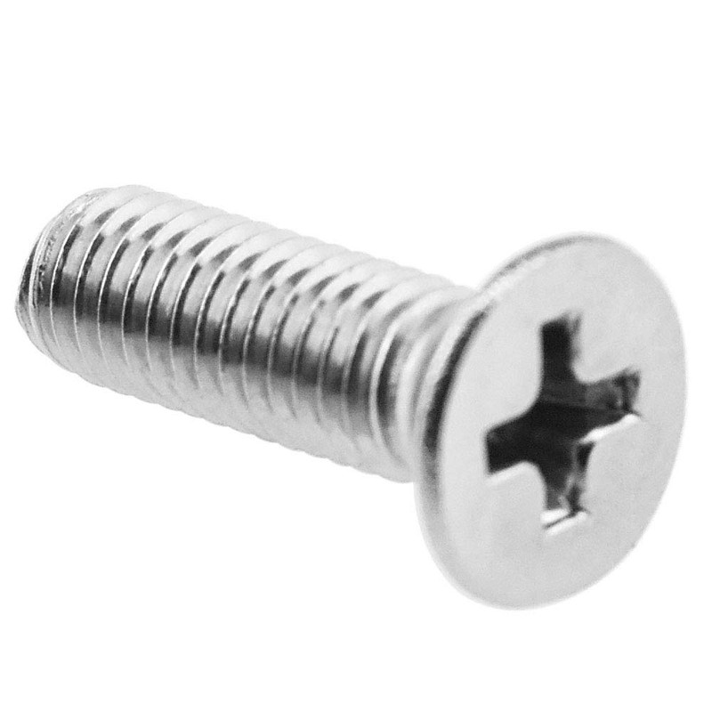 NOTRICKT MS-019 M5x16 Cross Hole Countersunk Machine Screw, Stainless Steel,