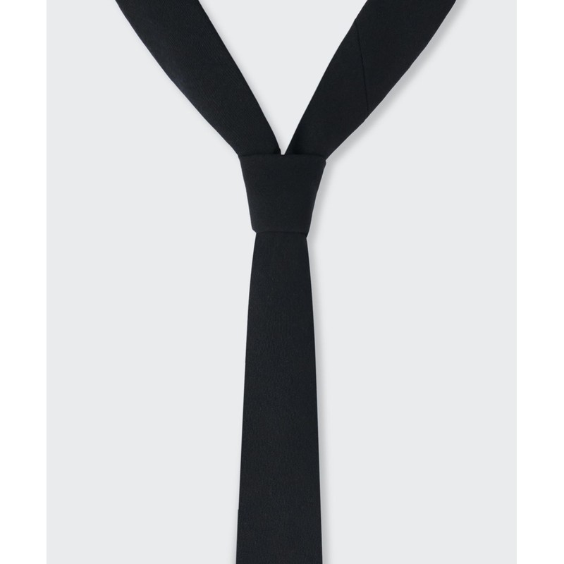 Musinsa Standard Wool-Like Narrow Solid Tie [Black]