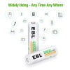 EBL Lot 1.2V 2800mAh AA Rechargeable NI-MH Batteries For Camera