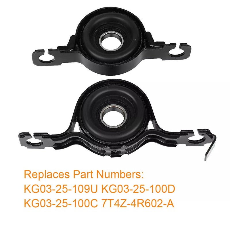 Front and Rear Driveshaft Center Support Bearing Compatible with Ford