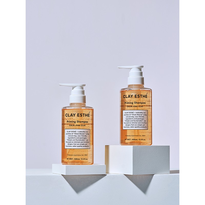Clay Esthe 핑크클레이 샴푸 400ml Pink Clay Shampoo 400ml