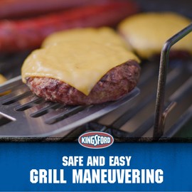 Kingsford Stainless Steel BBQ Spatula with Red & Black Handle