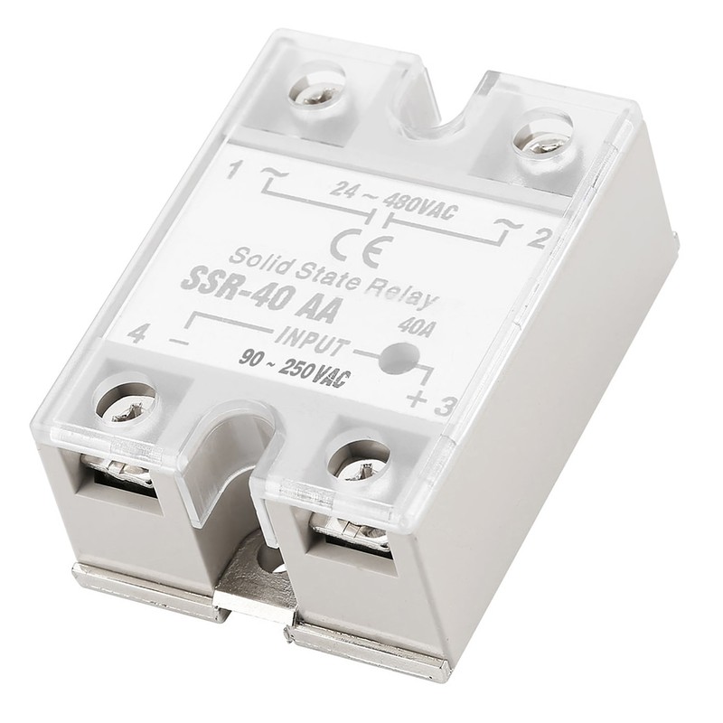 SSr 40AA 40A Solid State Relay Module AC-AC Input AC